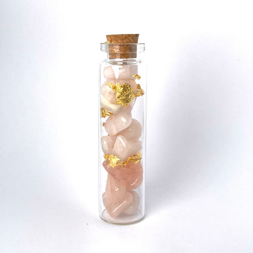 MORGANITE MINI WITH GOLD IN BOTTLE