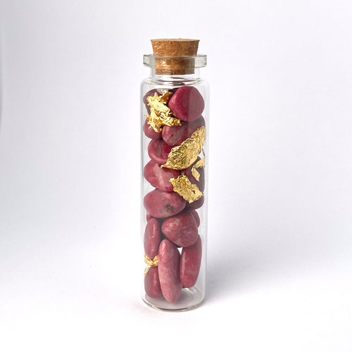 THULITE MINI WITH GOLD IN BOTTLE