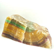 Load image into Gallery viewer, RAINBOW FLUORITE SEMI-POLISHED