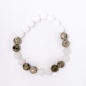 RHYOLITE - MOONSTONE - WHITE AGATE